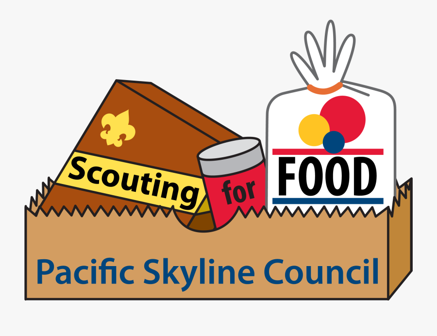Boy Scouts Thank You For Food Donations, Transparent Clipart