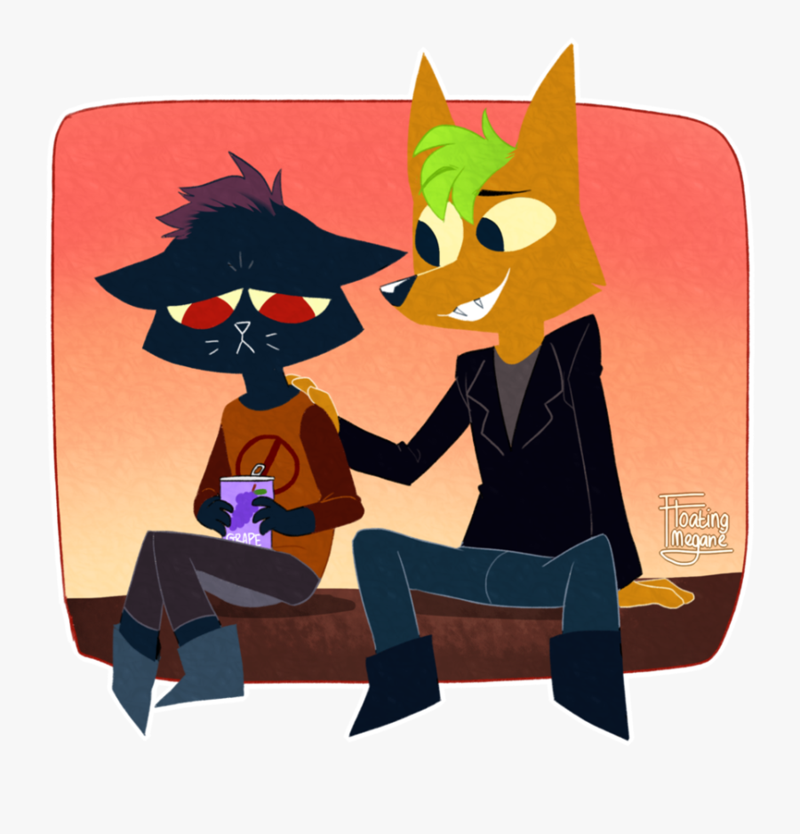 Clip Art Family Game Night Meme - Night In The Woods Mae X Greg, Transparent Clipart
