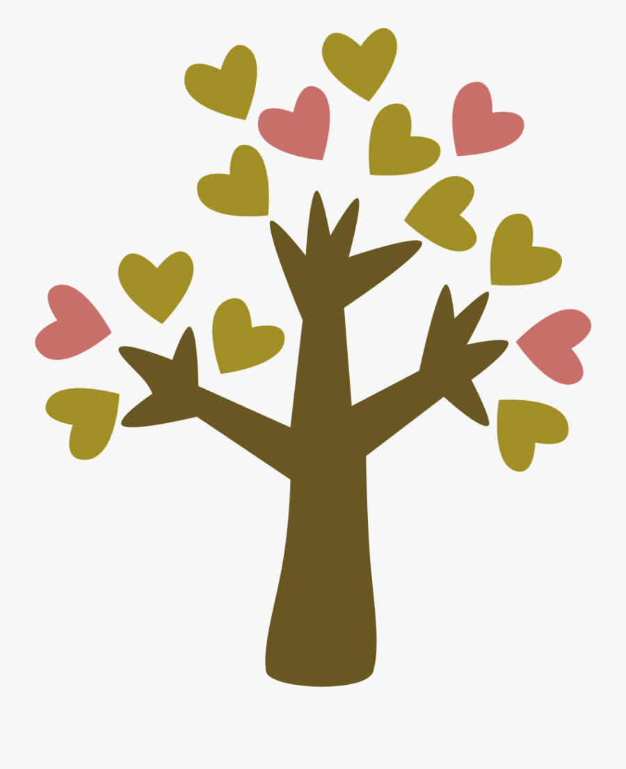 Women Of Faith, Virtue, Vision, Charity, Latter Day - Heart Family Tree Png, Transparent Clipart