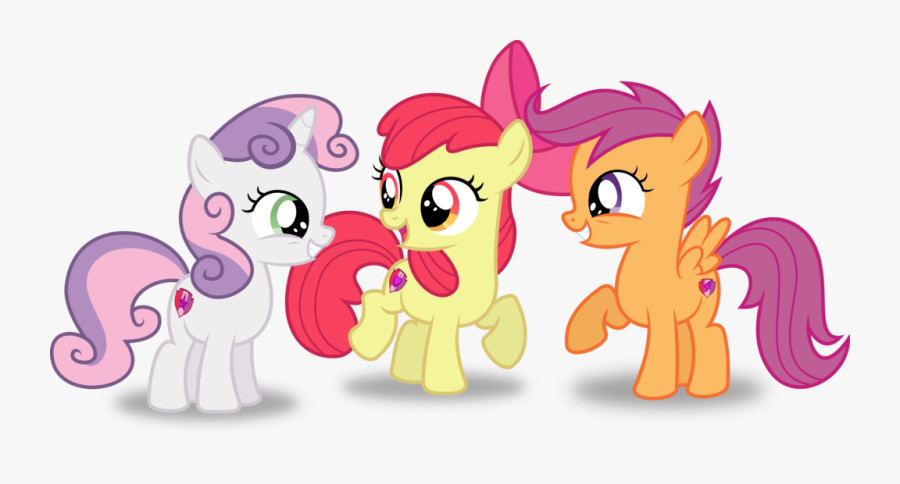 Clip Art My Little Pony Friendship Is Magic Equestria - Cutie Mark Crusaders, Transparent Clipart