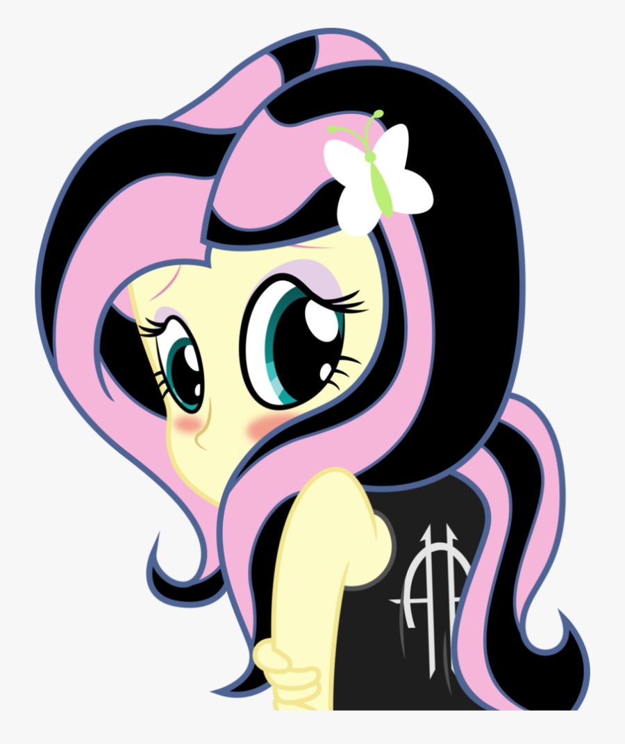 Clip Art Black And White Can"t See Clipart - Fluttershy, Transparent Clipart