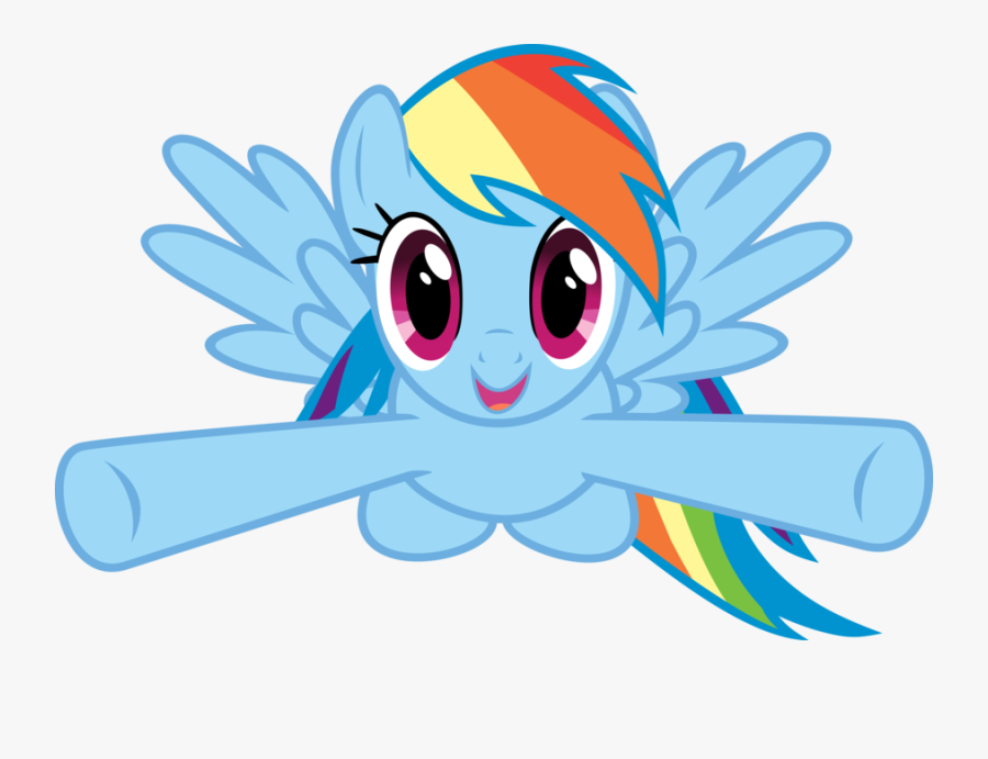 Clipart Of Rainbow Dash - My Little Pony Happy Birthday Rainbow Dash, Transparent Clipart