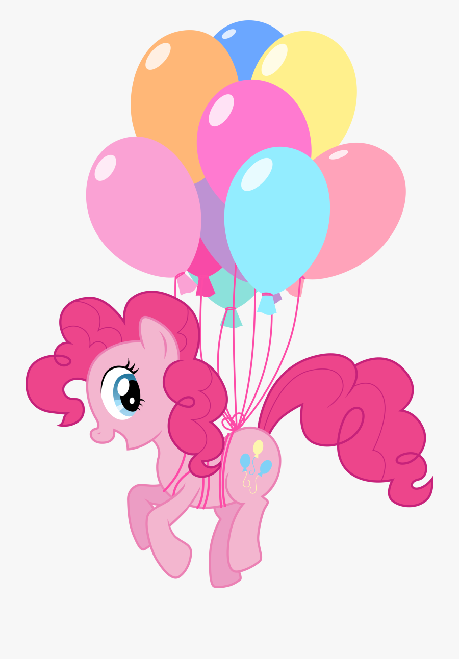 My Little Pony Birthday Png - My Little Pony Pinkie Pie Balloons, Transparent Clipart