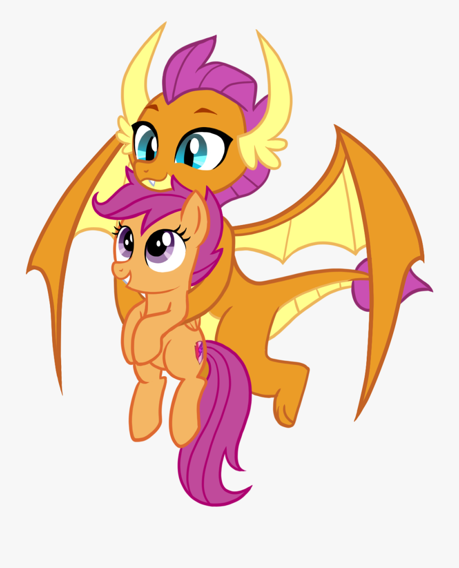 Scootaloo Pony Mammal Vertebrate Cartoon Fictional - Mlp Smolder, Transparent Clipart