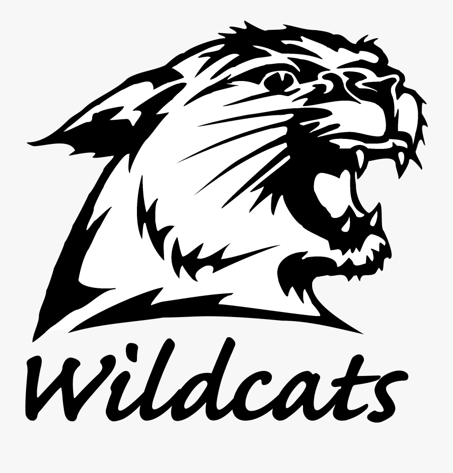 Nmu Wildcats Logo Black And White - Northern Michigan University, Transparent Clipart