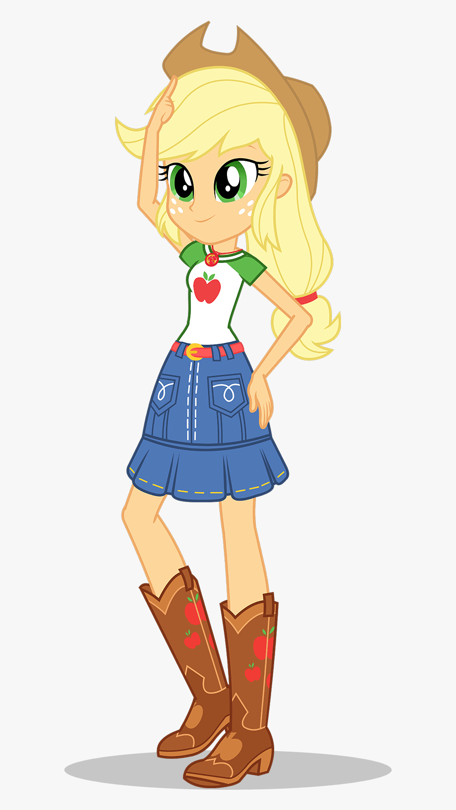 Equestria Girls Digital Series Aguardiente De Manzana, - Mlp Equestria Girls Apple Jack, Transparent Clipart
