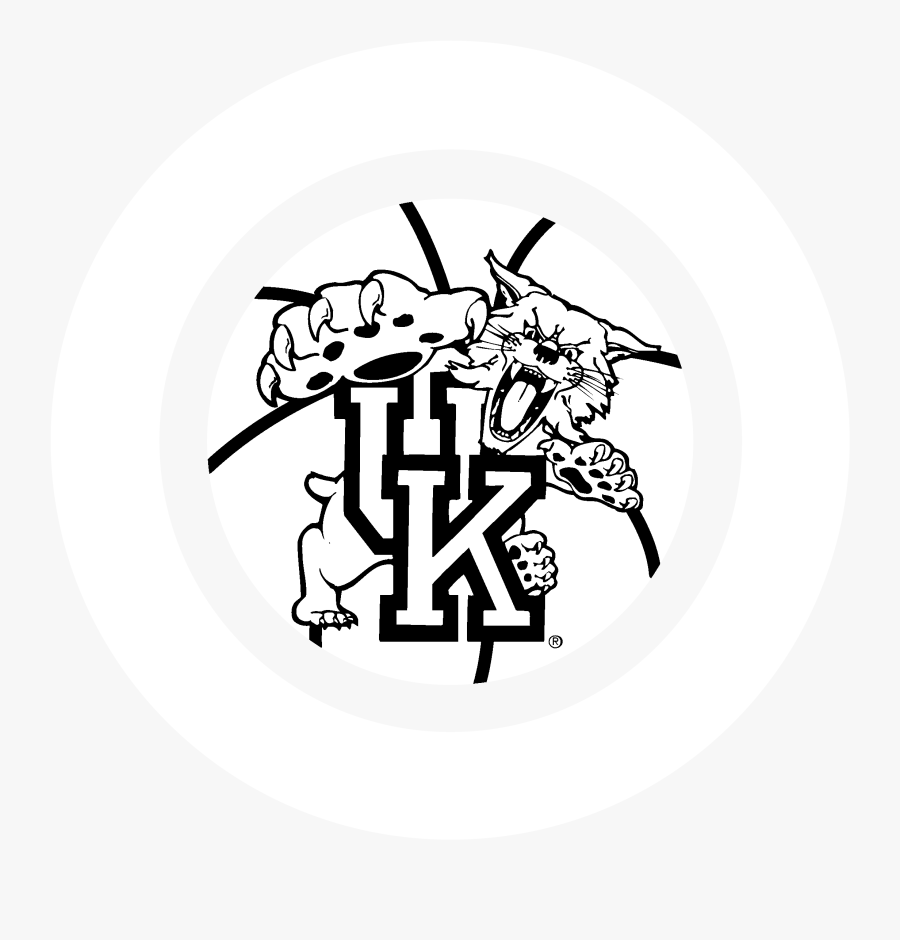 Kentucky Wildcats Logo Black And White - Transparent University Of Kentucky Logo, Transparent Clipart
