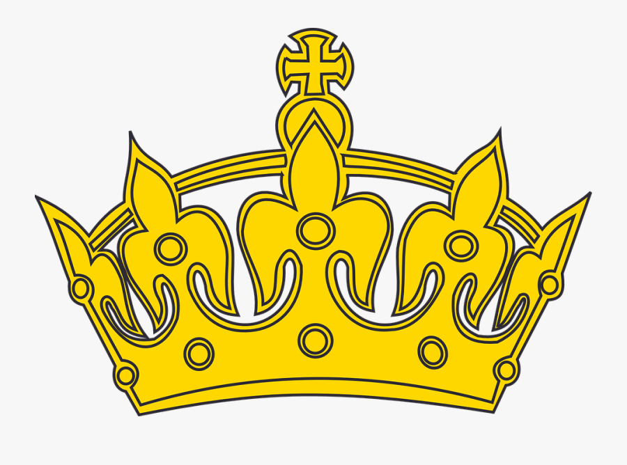 King Crown Clipart 10, - Keep Calm Crown Gold, Transparent Clipart