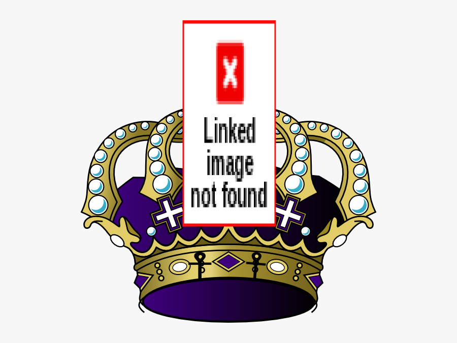 Transparent Ankh Png - Purple And Gold Crown Png, Transparent Clipart