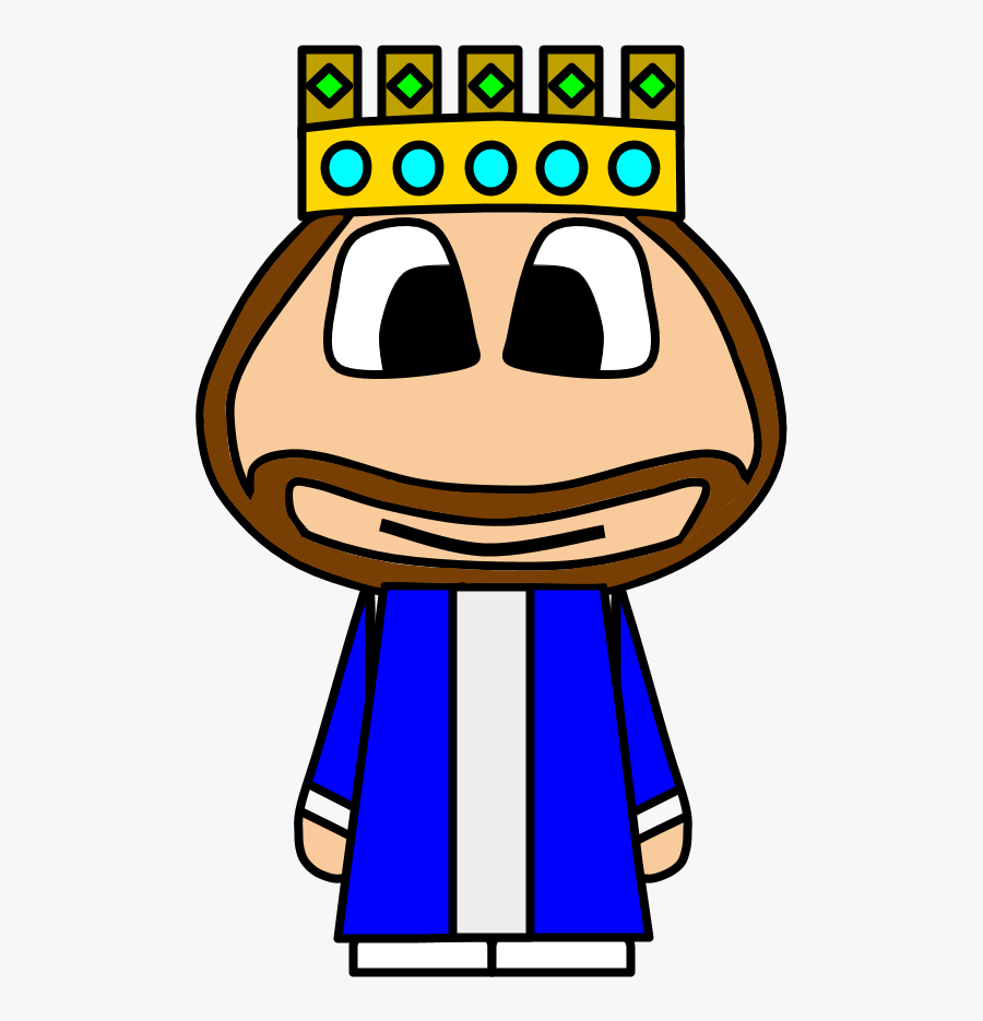 King, Crown, Big Eyes, Cartoon Person - Prisoner Cartoon Png, Transparent Clipart