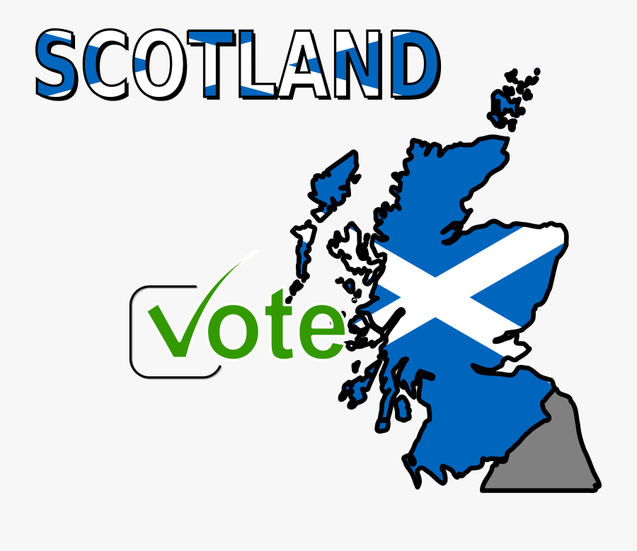 Clipart - Scotland Vote - Uk Great Britain And England Difference, Transparent Clipart