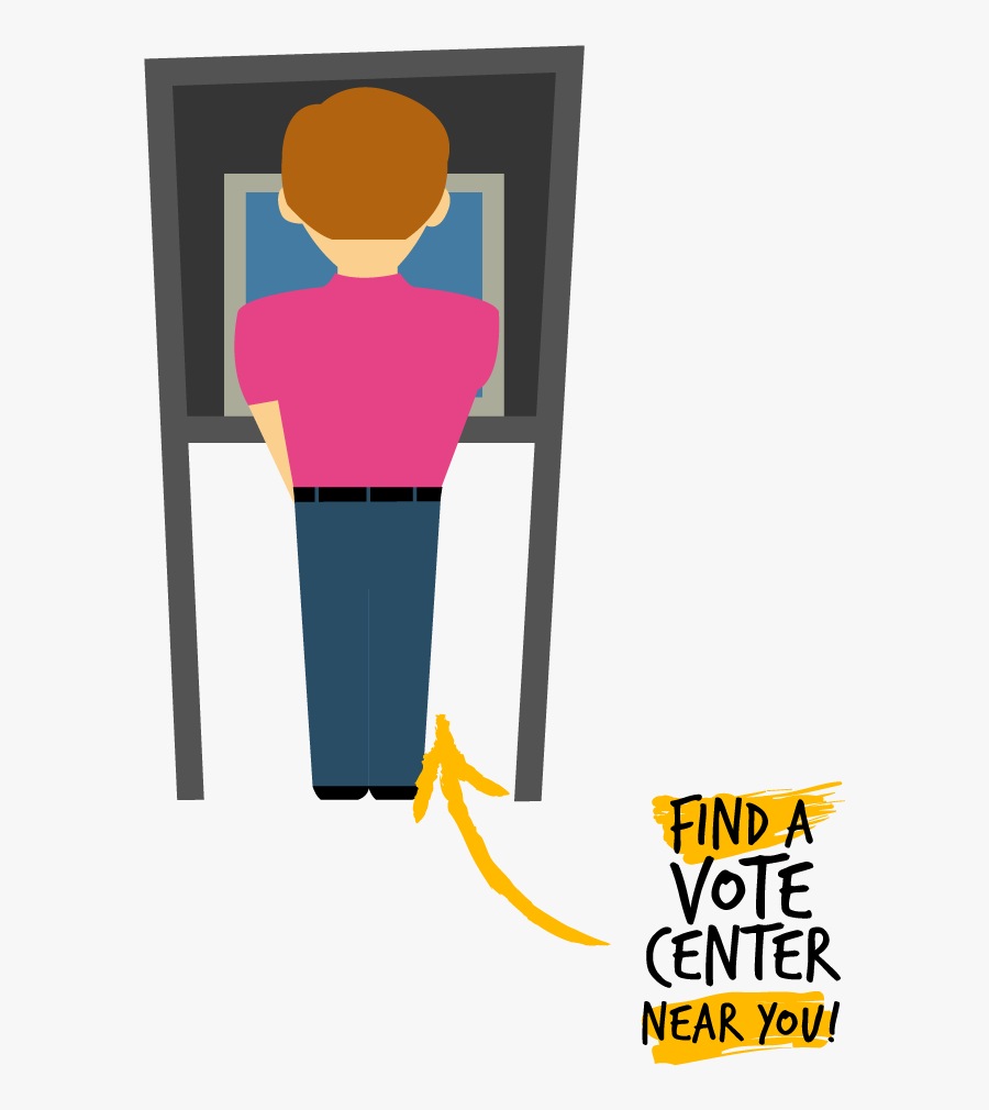 Vote Center Near You, Transparent Clipart