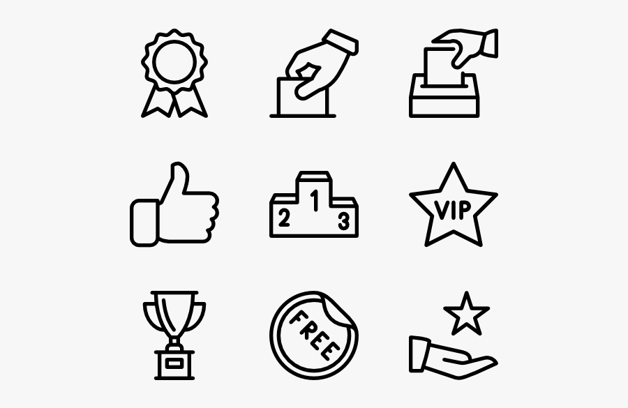 Vote Reward U0026 Badges - Makeup Icon Png, Transparent Clipart