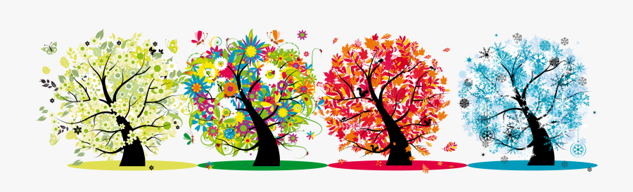 Four Seasons Png Picture - Weather And Season Png, Transparent Clipart