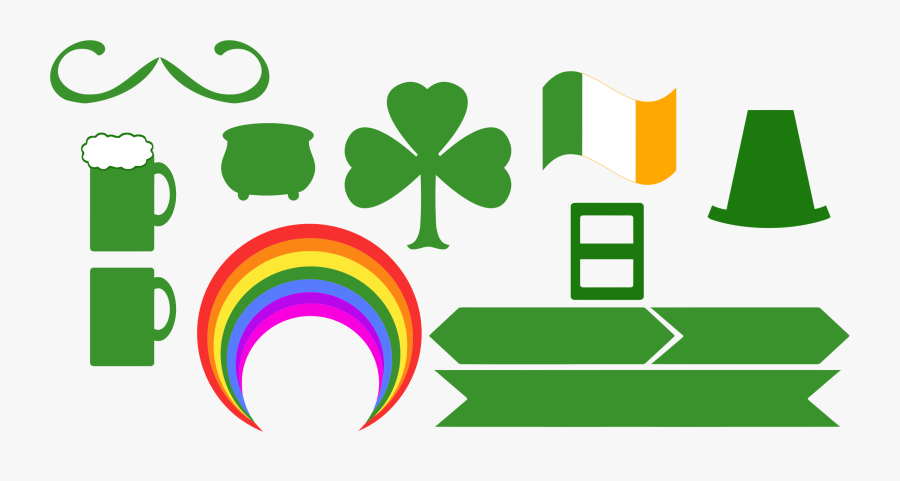 Saint Patrick"s Day Paraphernalia Clip Arts - Saint Patrick's Day, Transparent Clipart