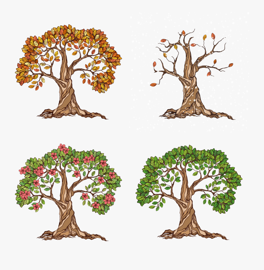 Clipart Trees Summer Season - Spring Tree, Transparent Clipart