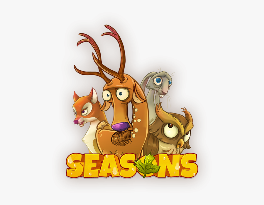 Seasons Slot Game, Transparent Clipart
