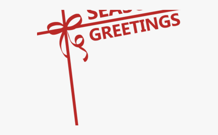 Seasons Greetings Clipart, Transparent Clipart