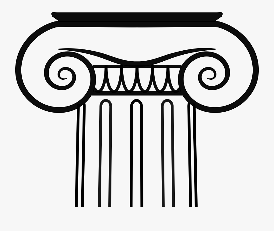 Head Of Greek Big - Ancient Greek Column Png, Transparent Clipart