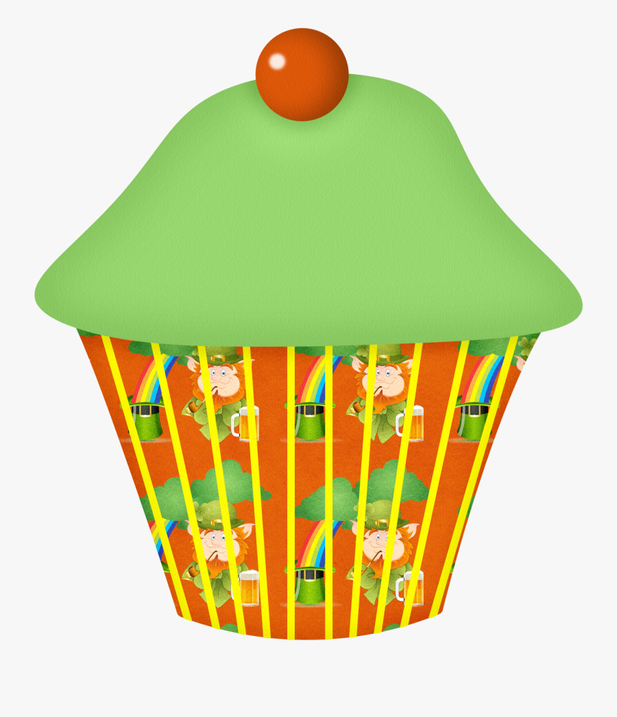 Cupcake Saint Patrick"s Day - Illustration, Transparent Clipart