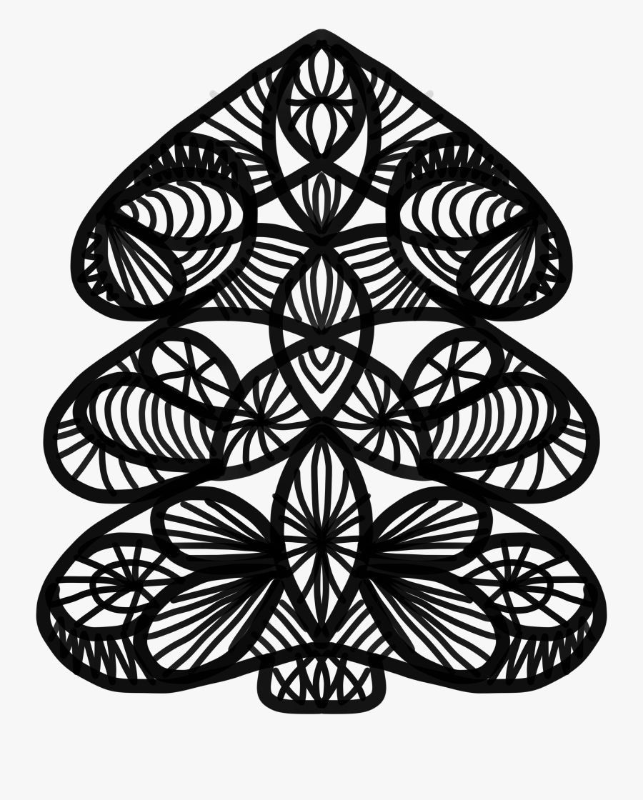 Lace Christmas Png, Transparent Clipart