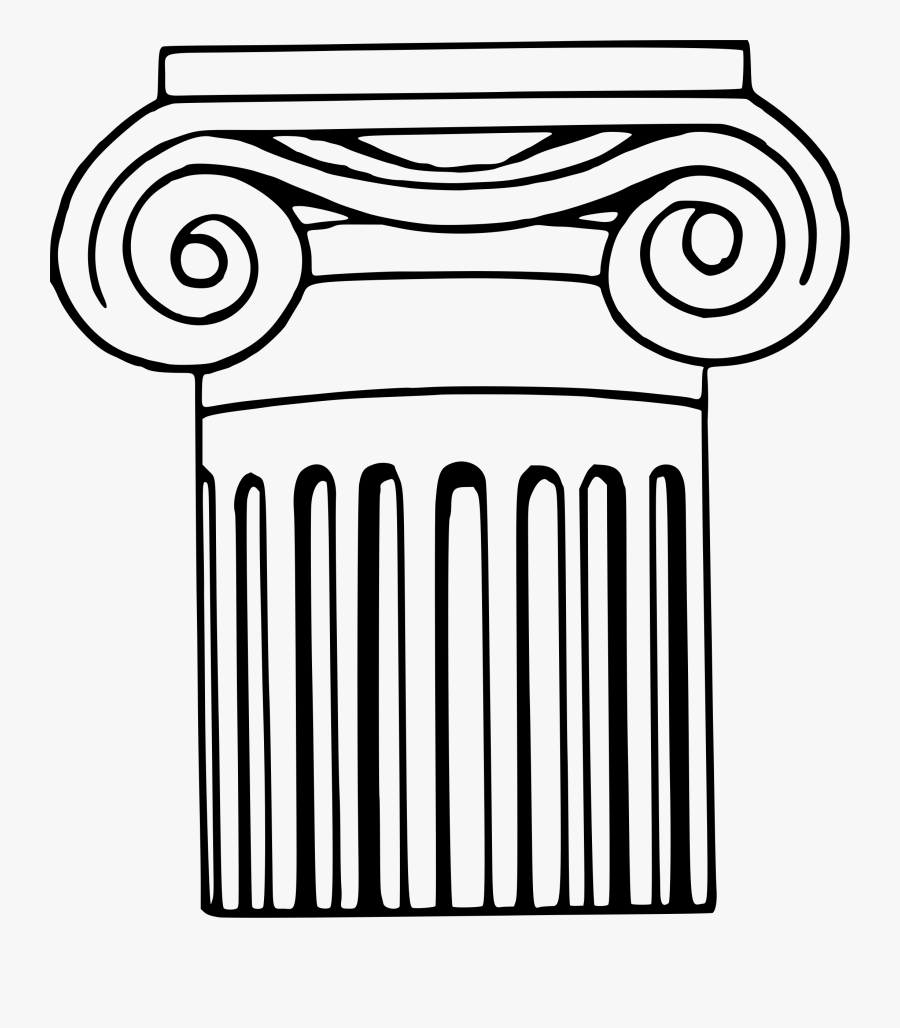 Clip Art Ancient Greece Column - Clipart Column, Transparent Clipart