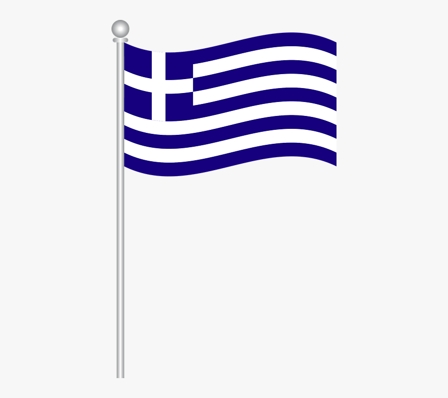 Transparent World Flags Clipart - Greek Flag Transparent Background, Transparent Clipart