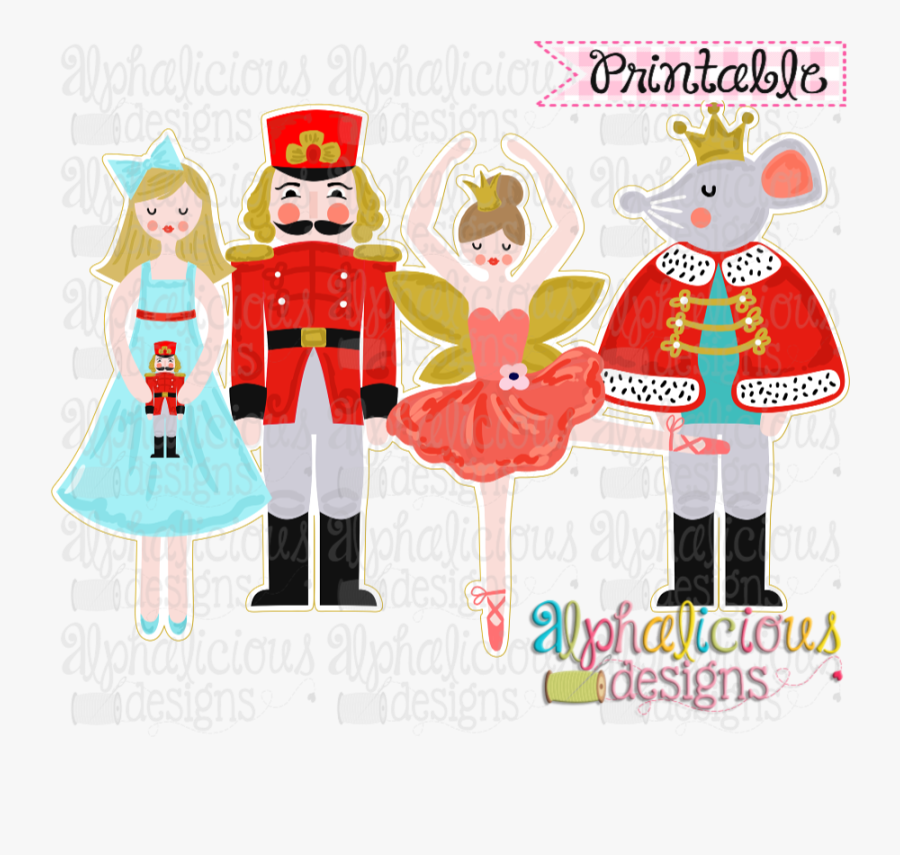 Nutcracker Group Offset Printable - Nutcracker Printable Cartoon, Transparent Clipart