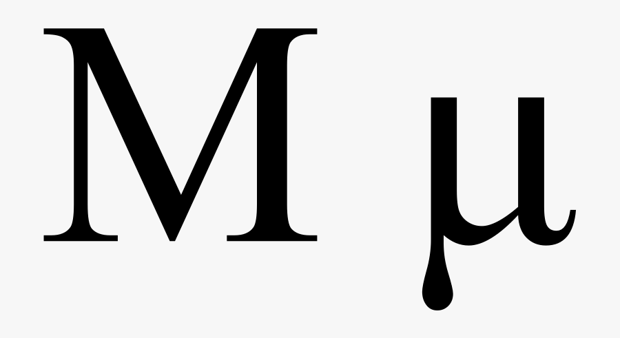 Mu Clip Art - Mu Greek Alphabet , Free Transparent Clipart - ClipartKey