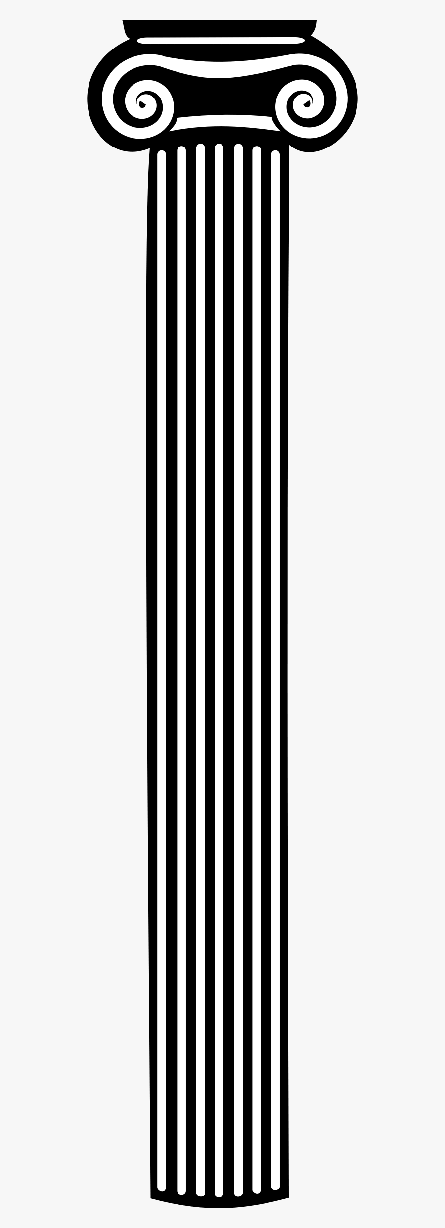 Rome Clipart Greek Pillar - Transparent Pillar Clip Art, Transparent Clipart