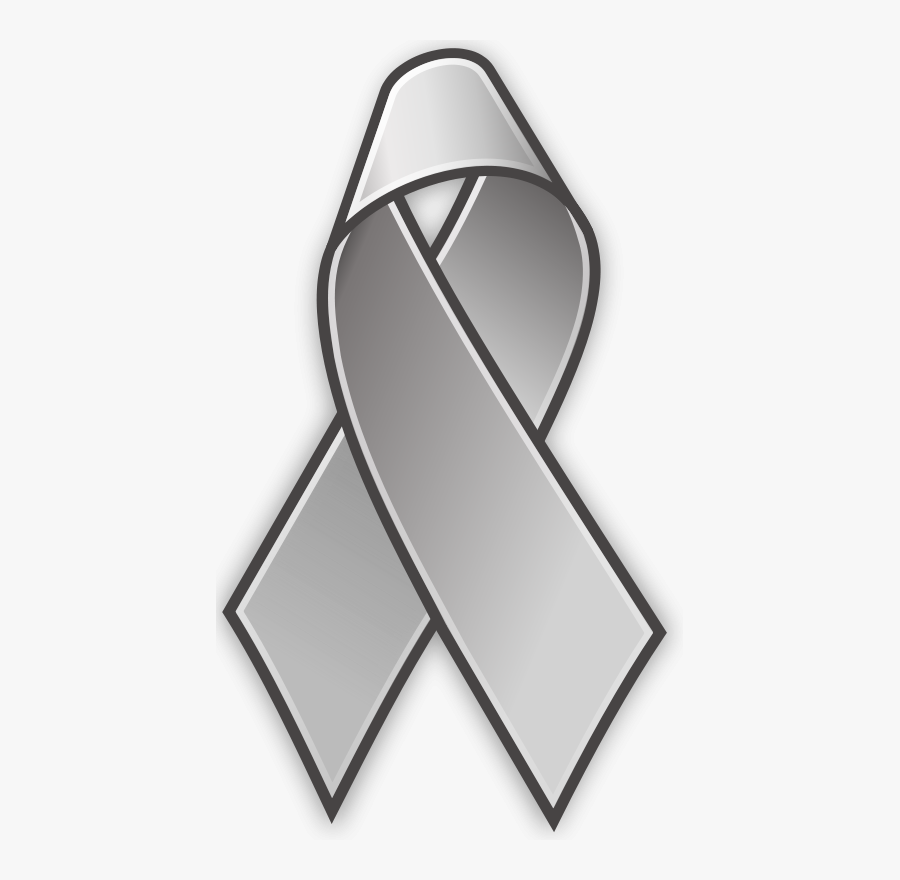 Grey Lace Pin - Brain Cancer Go Gray, Transparent Clipart