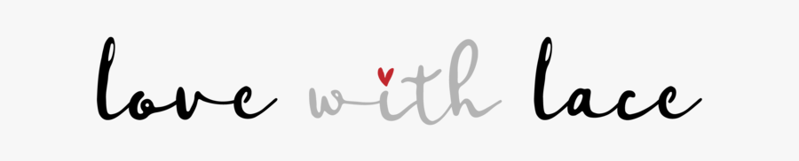 Love With Lace - Calligraphy, Transparent Clipart