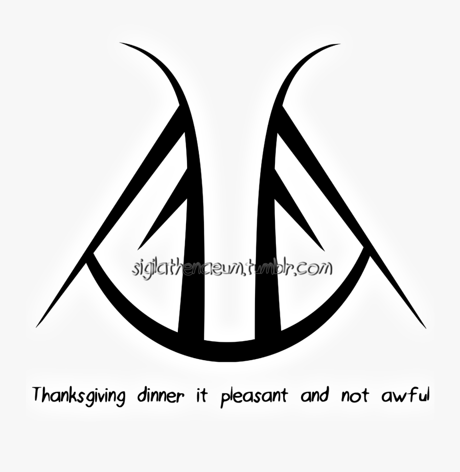 “thanksgiving Dinner It Pleasant And Not Awful“ Sigil
sigil, Transparent Clipart