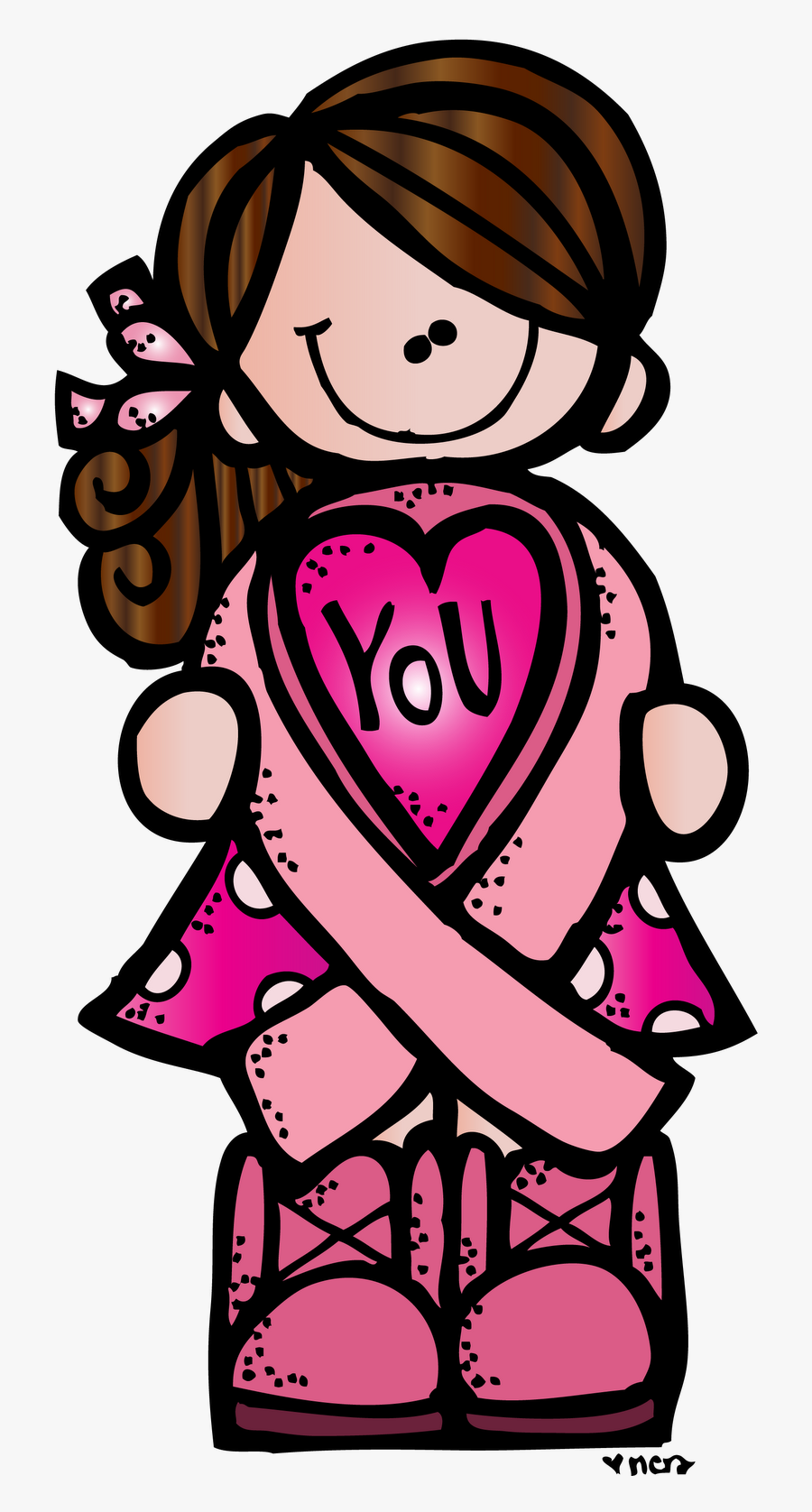 Archery Clipart Melonheadz - Breast Cancer Awareness Melonheadz, Transparent Clipart