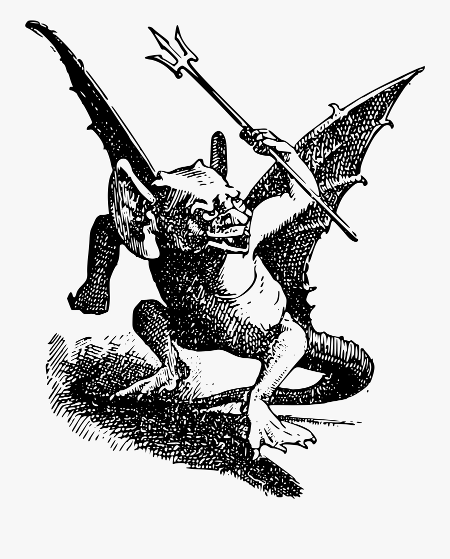 Little Devil Big Image - Devil, Transparent Clipart