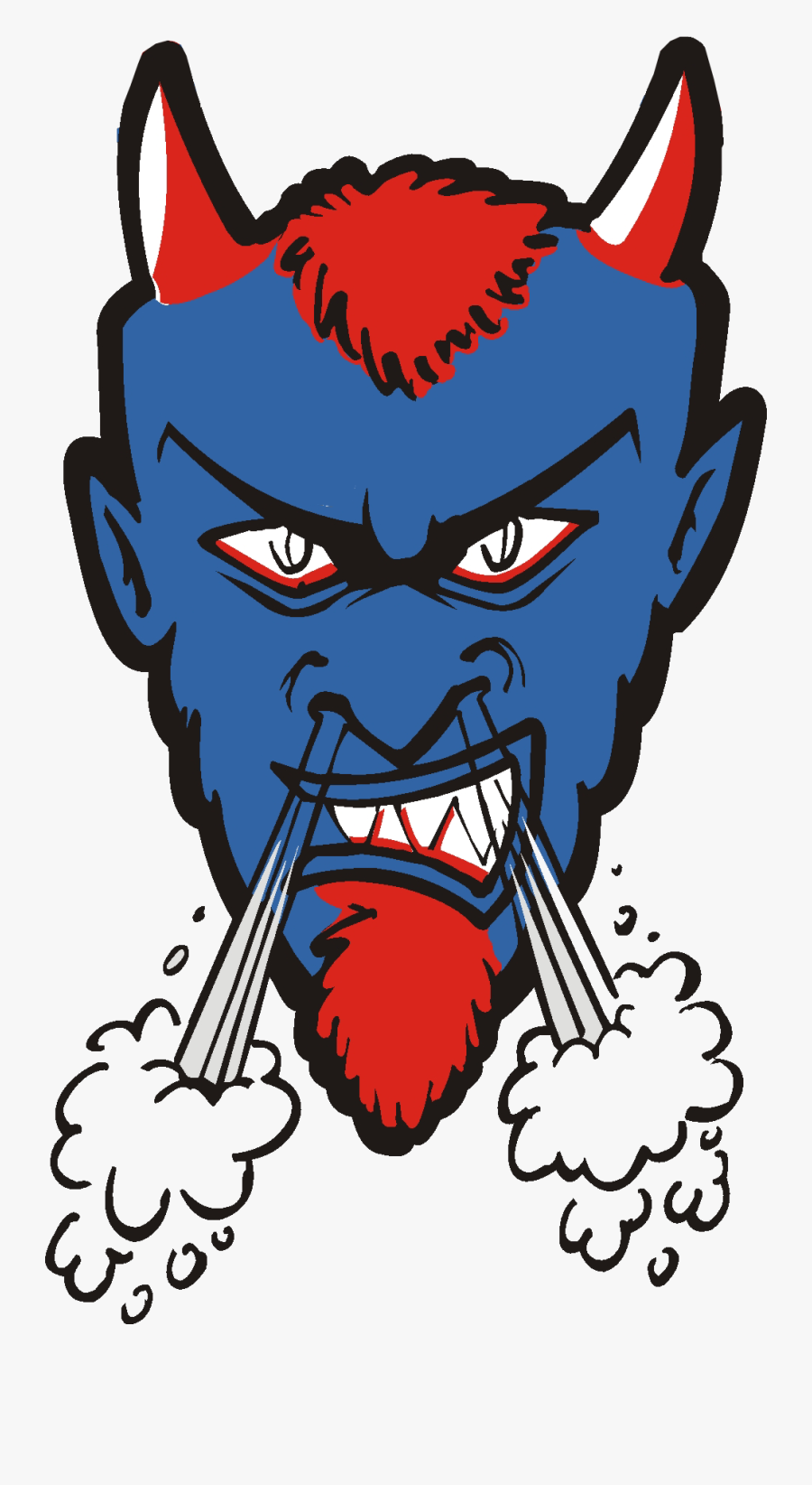 Devil Head Clip Art Hot Girls Wallpaper - Blue Devils Weiden Logo, Transparent Clipart