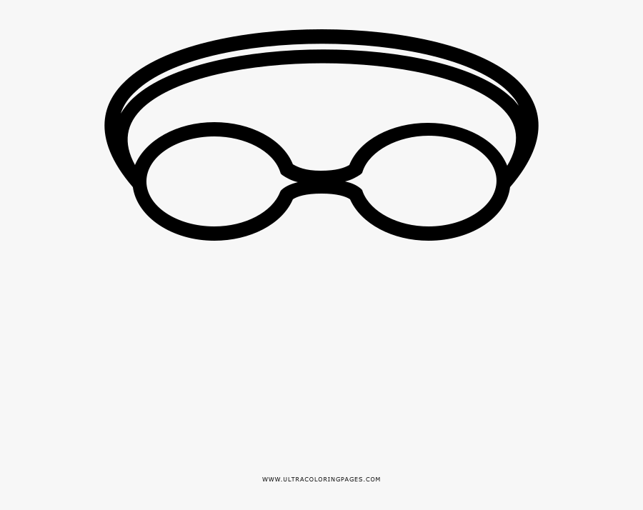 Swimming Goggles Drawing Easy, Transparent Clipart