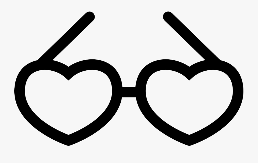 Sunglasses Emoji Clipart Goggles - Eyeglass Heart Icon, Transparent Clipart