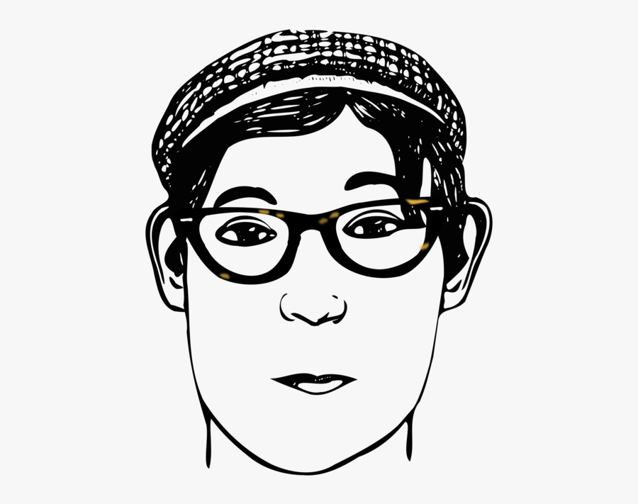 Art,monochrome Photography,facial Hair - Illustration, Transparent Clipart