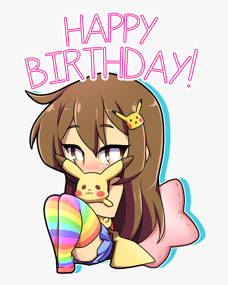 Happy Birthday Babydoll Dreachu Don"t Forget To Support - Cartoon, Transparent Clipart
