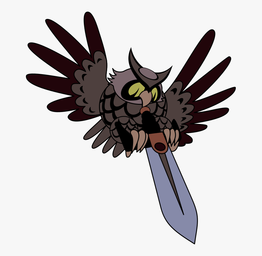 Pumpkin Owl Clipart Free - Owl With A Sword, Transparent Clipart
