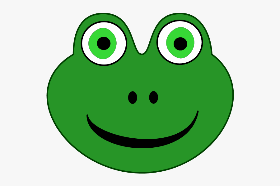 Frog Happy Face, Transparent Clipart