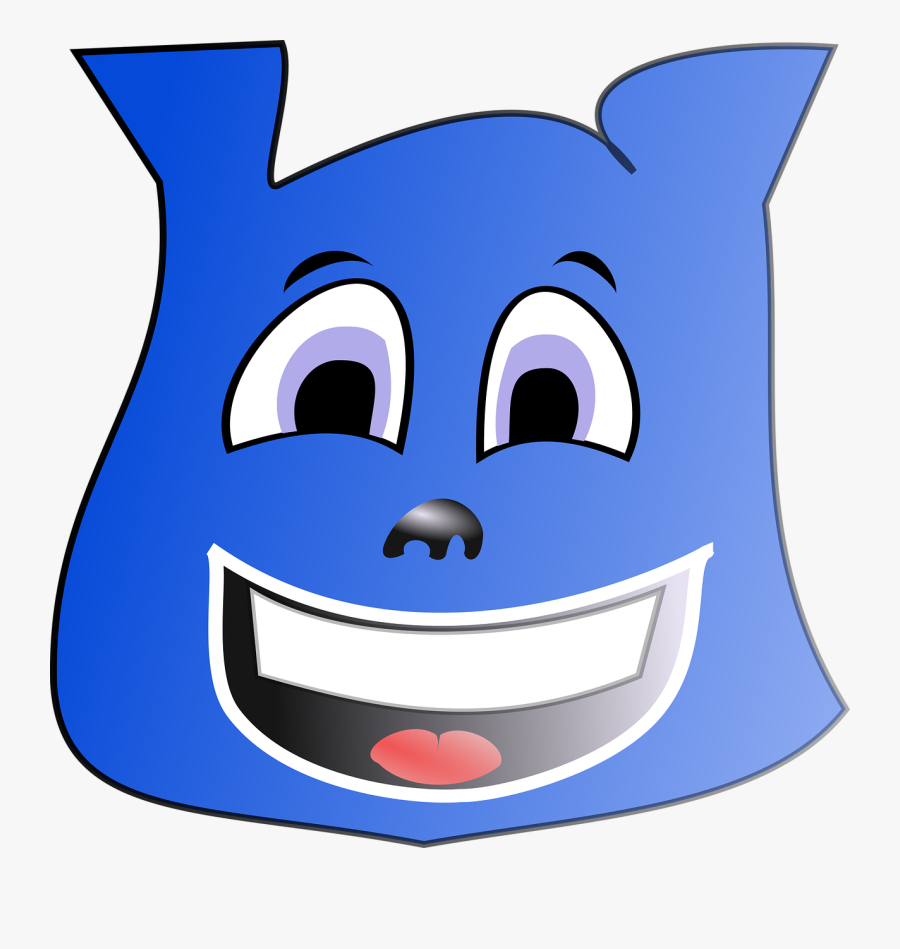 Head,smiley,face - Kartun Gila, Transparent Clipart