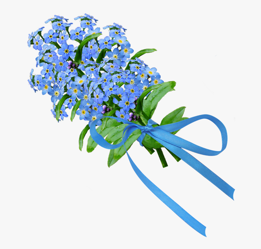 Forget Me Not In Bouquets - Transparent Forget Me Nots Clipart, Transparent Clipart