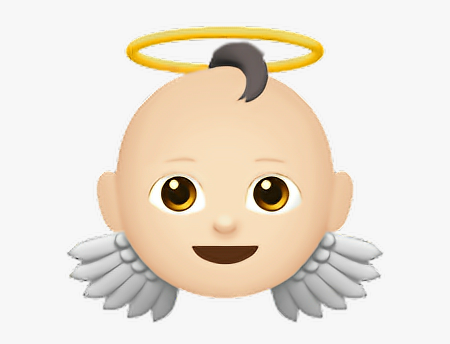 Angel Emoji 👼🏻 - Iphone Angel Emoji, Transparent Clipart