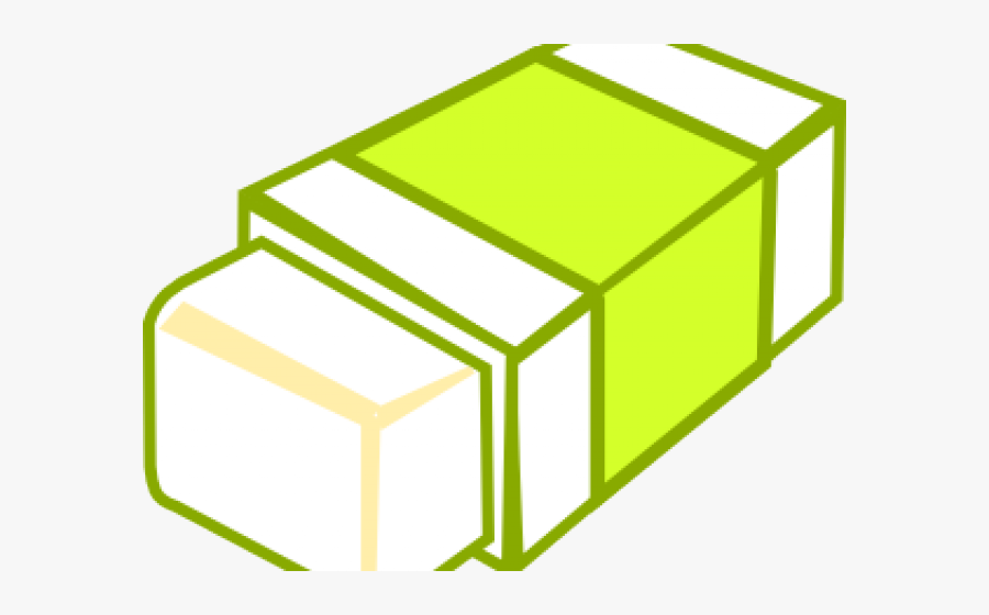 Green Clipart Eraser - Eraser Clipart Black And White, Transparent Clipart