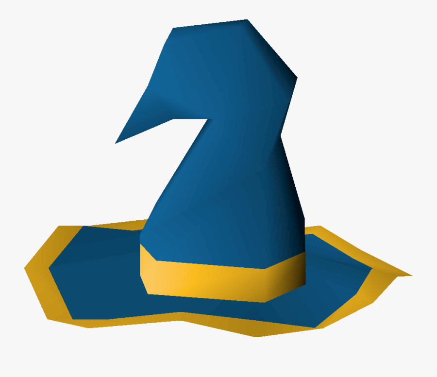 The Blue Wizard Hat Is A Reward From Easy Treasure - Wizard Hat, Transparent Clipart