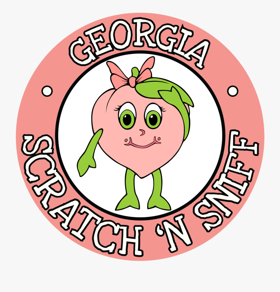 Peach Whiffer Stickers Scratch - Scratch N Sniff, Transparent Clipart