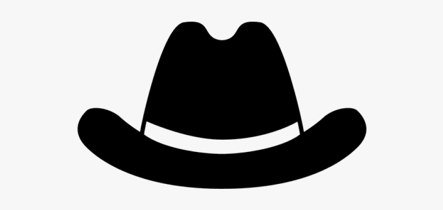 Silhouette Cowboy Hat Clipart, Transparent Clipart