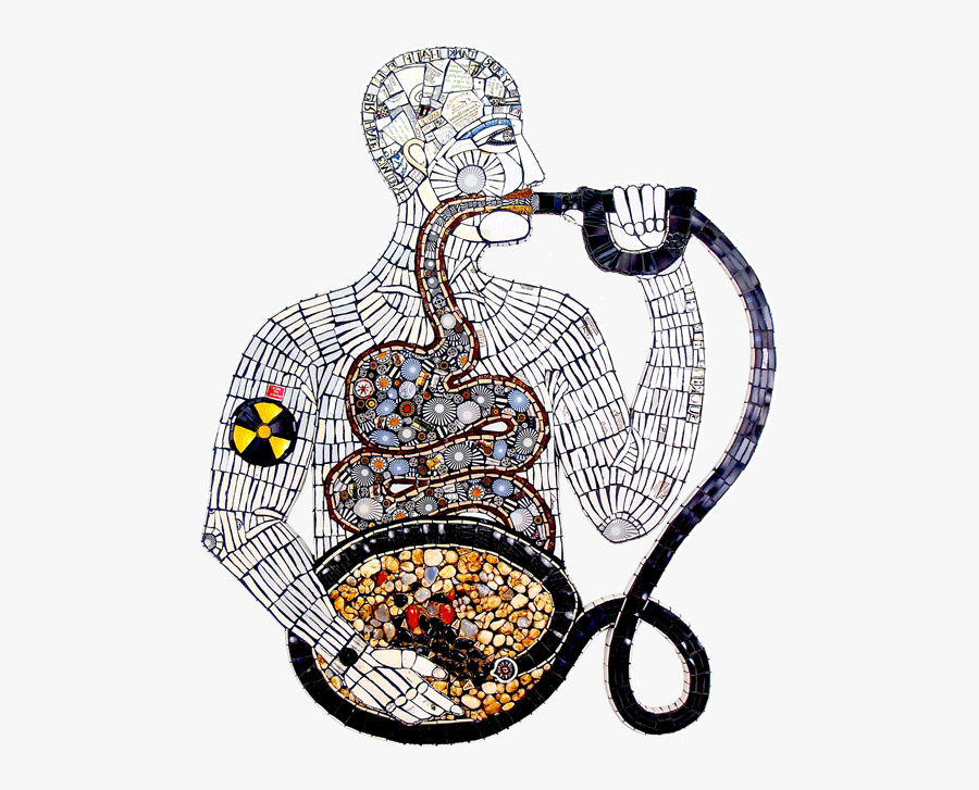 Sucking The Gut By Cleo Mussi - Illustration, Transparent Clipart